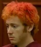 James Holmes the alleged mass murder in the Aurora, Colorado movie theater shootings at the Batman movie
