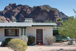 L. Ron Hubbard Scientology religion was invented right here in Phoenix 
near 44th Street and Camelback at this house near Indianola and 44th Street